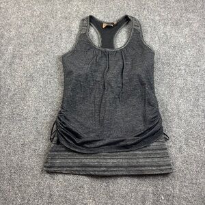 ATHLETA Women’s Royal Pigeon Tank Charcoal/Black Athletic Tank Top size: Small